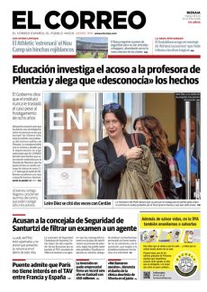 EDUCACIÓN INVESTIGA EL ACOSO A LA PROFESORA DE PLENTZIA Y ALEGA QUE «DESCONOCÍA» LOS HECHOS