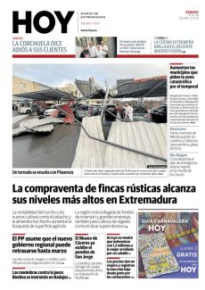 UN TORNADO SE ENSAÑA CON PLASENCIA