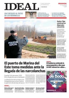 HUÉTOR TÁJAR CONSTRUYE UN DIQUE PARA CERCAR EL RÍO