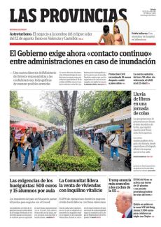 EL GOBIERNO EXIGE AHORA «CONTACTO CONTINUO» ENTRE ADMINISTRACIONES EN CASO DE INUNDACIÓN