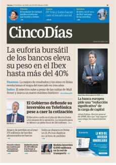 LA EUFORIA BURSÁTIL DE LOS BANCOS ELEVA SU PESO EN EL IBEX HASTA MÁS DEL 40%