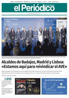 ALCALDES DE BADAJOZ, MADRID Y LISBOA: «ESTAMOS AQUÍ PARA REIVINDICAR EL AVE»