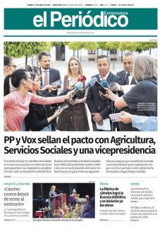 PP Y VOX SELLAN EL PACTO CON AGRICULTURA, SERVICIOS SOCIALES Y UNA VICEPRESIDENCIA