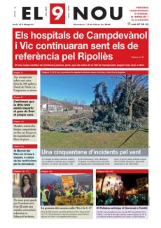 UNA CINQUANTENA D’INCIDENTS PEL VENT