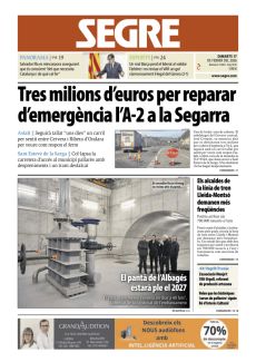 EL PANTÀ DE L’ALBAGÉS ESTARÀ PLE EL 2027