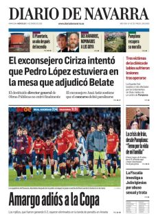 EL EXCONSEJERO CIRIZA INTENTÓ QUE PEDRO LÓPEZ ESTUVIERA EN LA MESA QUE ADJUDICÓ BELATE