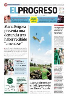 ESPECTACULAR RESCATE EN HELICÓPTERO DE LAS NOVILLAS EN TABOADA