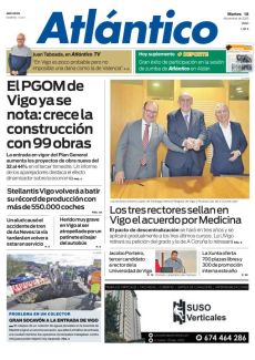 LOS TRES RECTORES SELLAN EN VIGO EL ACUERDO POR MEDICINA