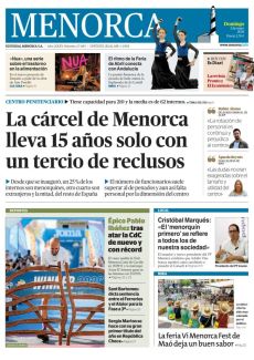 LA CÁRCEL DE MENORCA LLEVA 15 AÑOS SOLO CON UN TERCIO DE RECLUSOS