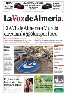 EL AVE DE ALMERÍA A MURCIA CIRCULARÁ A 350KM POR HORA