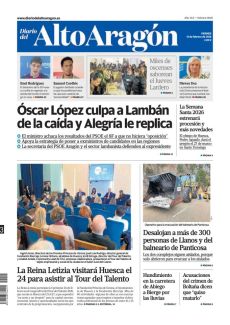 LA REINA LETIZIA VISITARÁ HUESCA EL 24 PARA ASISTIR AL TOUR DEL TALENTO