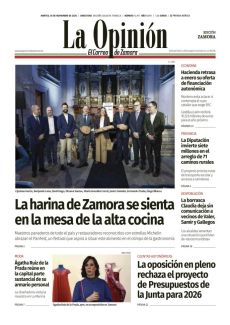 LA HARINA DE ZAMORA SE SIENTA EN LA MESA DE LA ALTA COCINA