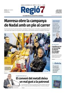 MANRESA OBRE LA CAMPANYA DE NADAL AMB UN PLE AL CARRER