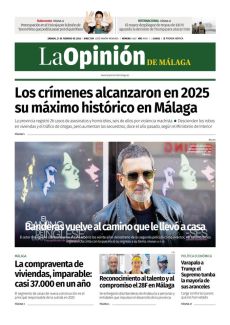 BANDERAS VUELVE AL CAMINO QUE LE LLEVÓ A CASA