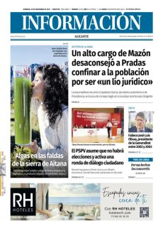 ALGAS EN LAS FALDAS DE LA SIERRA DE AITANA