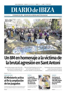 UN 8M EN HOMENAJE A LA VÍCTIMA DE LA BRUTAL AGRESIÓN EN SANT ANTONI